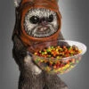 Ewok Figur Süßigkeiten Halter -Halloween Kostümladen 110 68504 ewok figur statue star wars