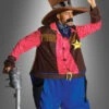 Dicker Sheriff Spaßkostüm Mit Riesenhut -Halloween Kostümladen 110 880592 cowboy sherif parodie kostuem neu