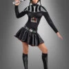 Darth Vader Damenkostüm 2 Darth Vader Damenkostüm -Halloween Kostümladen 110 887128 star wars darth vader kostuem damen