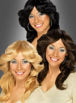 70er Jahre Föhnwelle Damenperücke