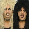 Langhaar Perücke Rocker Heavy Metal -Halloween Kostümladen 120 42178 heavy metal peruecken