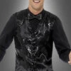Pailletten Weste Schwarz -Halloween Kostümladen 120 46961 pailletten weste schwarz kostuem