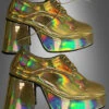 Hologramm Plateauschuhe 70er Disco Fever -Halloween Kostümladen 13 200 hologramm plateauschuhe disco fever