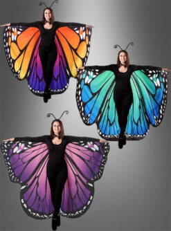 Schmetterlingsflügel 2-seitig Bedruckt Erwachsene