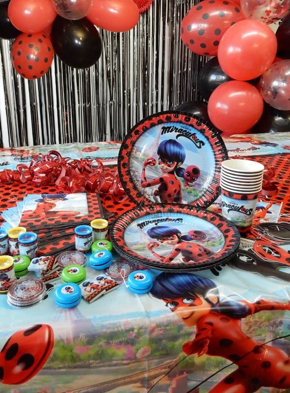 Ladybug Party Tischdeko 79 Teile 3 Ladybug Party Tischdeko 79 Teile