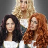 Lockenperücke Damen Blond, Braun Oder Rotblond -Halloween Kostümladen 16 11 277315 peruecke lockenfrisur blond braun rotblond lang