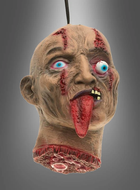 Halloween Deko Horror Kopf Mit Zunge 3 Halloween Deko Horror Kopf Mit Zunge