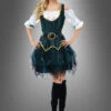Angelica Piratin Damen Kostüm -Halloween Kostümladen 16 31 250684 e piratin kostuem damen gruen weiss karneval