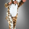 Deluxe Plüsch Tiger Kostüm Für Kinder -Halloween Kostümladen 16 c1044k tiger kostuem kinder pluesch overall tierkostuem