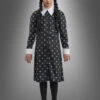 Wednesday Mädchen Kleid Schwarz-weiß -Halloween Kostümladen 16 c4628k wednesday kleid maedchen lizenz schwarz weiss