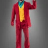 Roter Crazy Joker Anzug Für Herren -Halloween Kostümladen 16 h4208e joker anzug fuer herren halloween