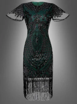 Kurzarm 20er Jahre Kleid Grace -Halloween Kostümladen 172 104 pic2