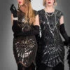 Funkelndes Gatsby Kleid Daisy -Halloween Kostümladen 172 150 gatsby kleid funkelnde pailletten 2er