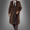 Brauner Luxus Herrenmantel 20er Jahre