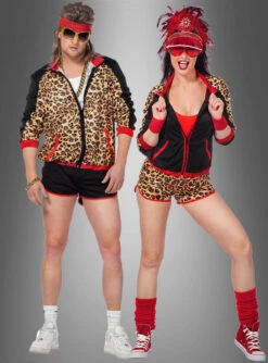 80er Damen Hot Pants Kostüm Leo Style -Halloween Kostümladen 177 4748 pic3