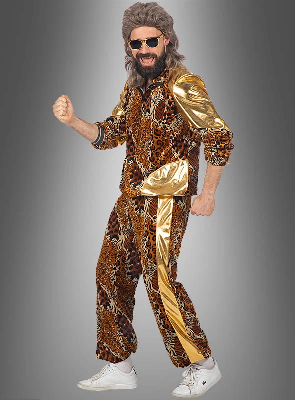 Retro Leoparden Trainingsanzug 3 Retro Leoparden Trainingsanzug