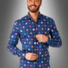 Pac Man Hemd OppoSuits -Halloween Kostümladen 18 ossm 1006 pac man hemd herren opposuits blau
