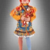 Freches Mädchen Komplettkostüm -Halloween Kostümladen 180 6063 pippi kinderkostume mit peruecke