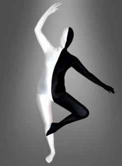 Ganzkörperanzug Schwarz-weiß