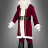 Nikolauskostüm 5-teilig -Halloween Kostümladen 31 44521 weihnachtsmann kostuem nikolaus weinrot