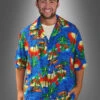 Buntes Hemd Südseetraum
