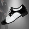 Mafia Gangster Schuhe -Halloween Kostümladen 35 60658 mafia gangster schuhe schwarz weiss