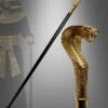 Deluxe Cobra Gehstock Schlange Pharao Gold 94cm -Halloween Kostümladen 35 60861 goud gehstock schlange gold