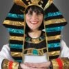 Pharao Kopfschmuck Gold-blau 2 Pharao Kopfschmuck Gold-blau -Halloween Kostümladen 35 62555 pharao kopfschmuck aegypter kostuem karneval