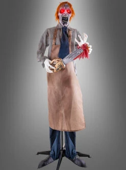 Halloween Kettensägen Killer Animiert 165cm