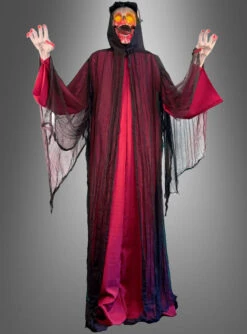 Roter Dämon Skelett Figur Animatronics 210cm