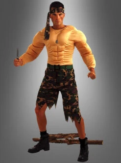 Soldat Muskelkostüm