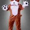 Hundekostüm Bulldogge Maskottchen -Halloween Kostümladen 40 68212 bulldogge kostuem bully hund maskottchen