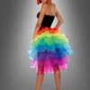 Regenbogen Rockteil Tournüre -Halloween Kostümladen 40 70712 bunter tuellrock regenbogen