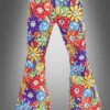 Hippie Hose Smile Herren -Halloween Kostümladen 42 206202 212 hippie hose smile herren schlaghose bunt
