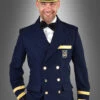 Kapitän Kostüm Jacke Für Herren -Halloween Kostümladen 42 219230 kapitaen kostuem