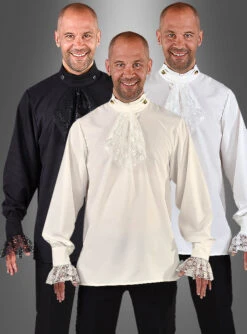 Steampunk Rüschenhemd Mit Jabot