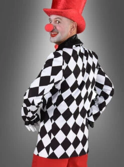 Sakko Mit Schachbrett Muster Schwarz-weiß -Halloween Kostümladen 42 220251 pic2