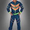 80er Jahre Kostüm Jogginganzug Blau -Halloween Kostümladen 42 223250 80er jahre kostuem jogginganzug herren petrol