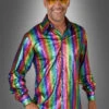 Hologramm Party Hemd Regenbogen 1 Hologramm Party Hemd Regenbogen -Halloween Kostümladen 42 224284 26 hologram party hemd regenbogen