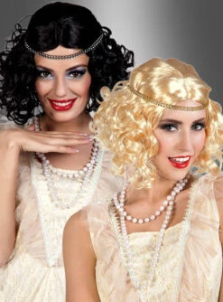 20er Jahre Showgirl Perücke Mit Stirnband