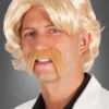 Johnny 70er Perücke Blond Mit Bart 2 Johnny 70er Perücke Blond Mit Bart -Halloween Kostümladen 6 86336 peruecke herren rotblond mit bart