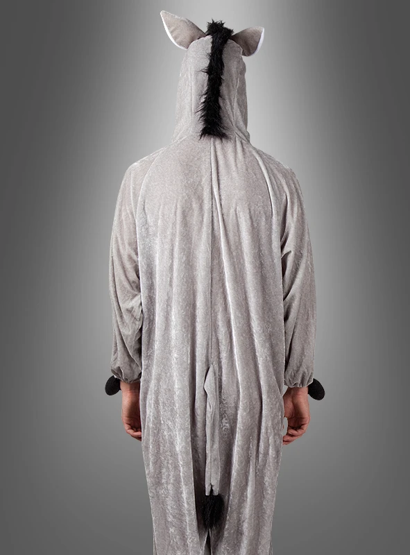 Esel Tierkostüm Für Erwachsene Unisex 4 Esel Tierkostüm Für Erwachsene Unisex – Bild 2