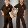 UPS Paketzusteller Kostüm Für Kinder -Halloween Kostümladen 70 00043 ups paketzusteller kostuem kinder