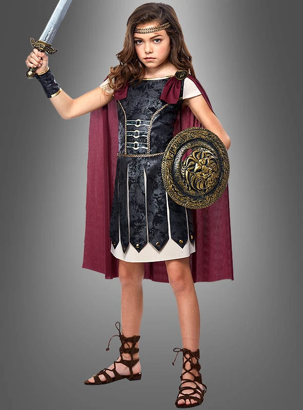 Römerin Kostüm Für Kinder Gladiatorin 3 Römerin Kostüm Für Kinder Gladiatorin