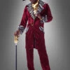Cooles Pimp Daddy Kostüm Weinrot 2 Cooles Pimp Daddy Kostüm Weinrot -Halloween Kostümladen 70 00819 cooles pimp daddy kostuem weinrot