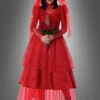 Rotes Teufelsbraut Kostüm 1 Rotes Teufelsbraut Kostüm -Halloween Kostümladen 70 5022 057 teufelsbraut kostuem damen rot