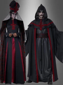 Dunkler Priester Robe Halloween -Halloween Kostümladen 70 5122 036 pic3