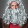 Graue Perücke Und Bart Da Vinci -Halloween Kostümladen 70 70233 graue peruecke und bart herren