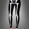 Skelett Knochen Leggings -Halloween Kostümladen 8 841320 skelett leggings strumpfhosen