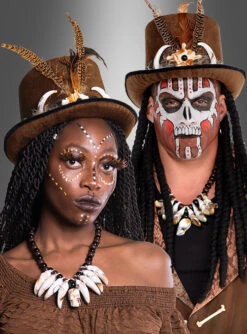 Voodoo Zylinder Mit Zöpfen